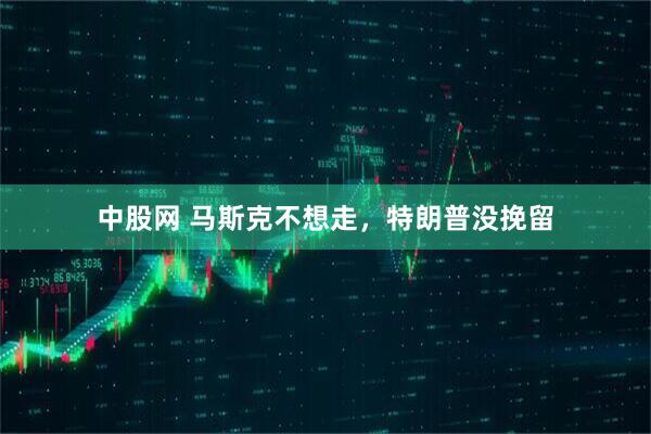中股网 马斯克不想走，特朗普没挽留