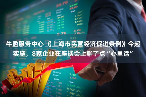 牛盈服务中心 《上海市民营经济促进条例》今起实施，8家企业在座谈会上聊了点“心里话”